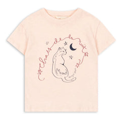 Konges Sløjd - Era Chat T-Shirt Leinen und Bio-Baumwolle | Rosa
