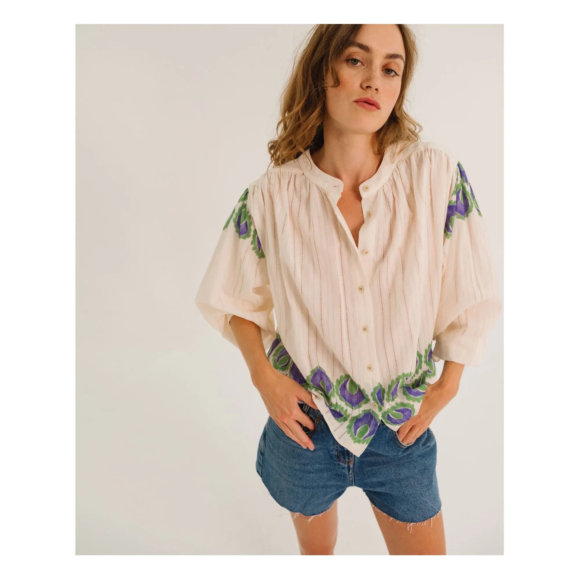 Tinsels - Candide Bluse | Blau
