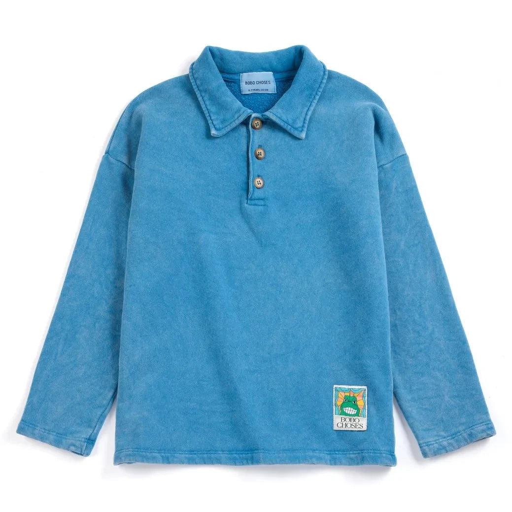 Bobo Choses – Sweatshirt aus Bio-Baumwolle | Blau