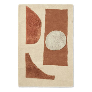 Ferm Living Kids - Bloco halı | Terracotta