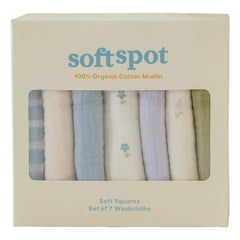 Soft Spot – Frotteehandtücher aus Bio-Baumwolle – 7er-Set | Blau