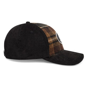Les Deux - Skyline Patch Check Wollkari Kappe | Braun