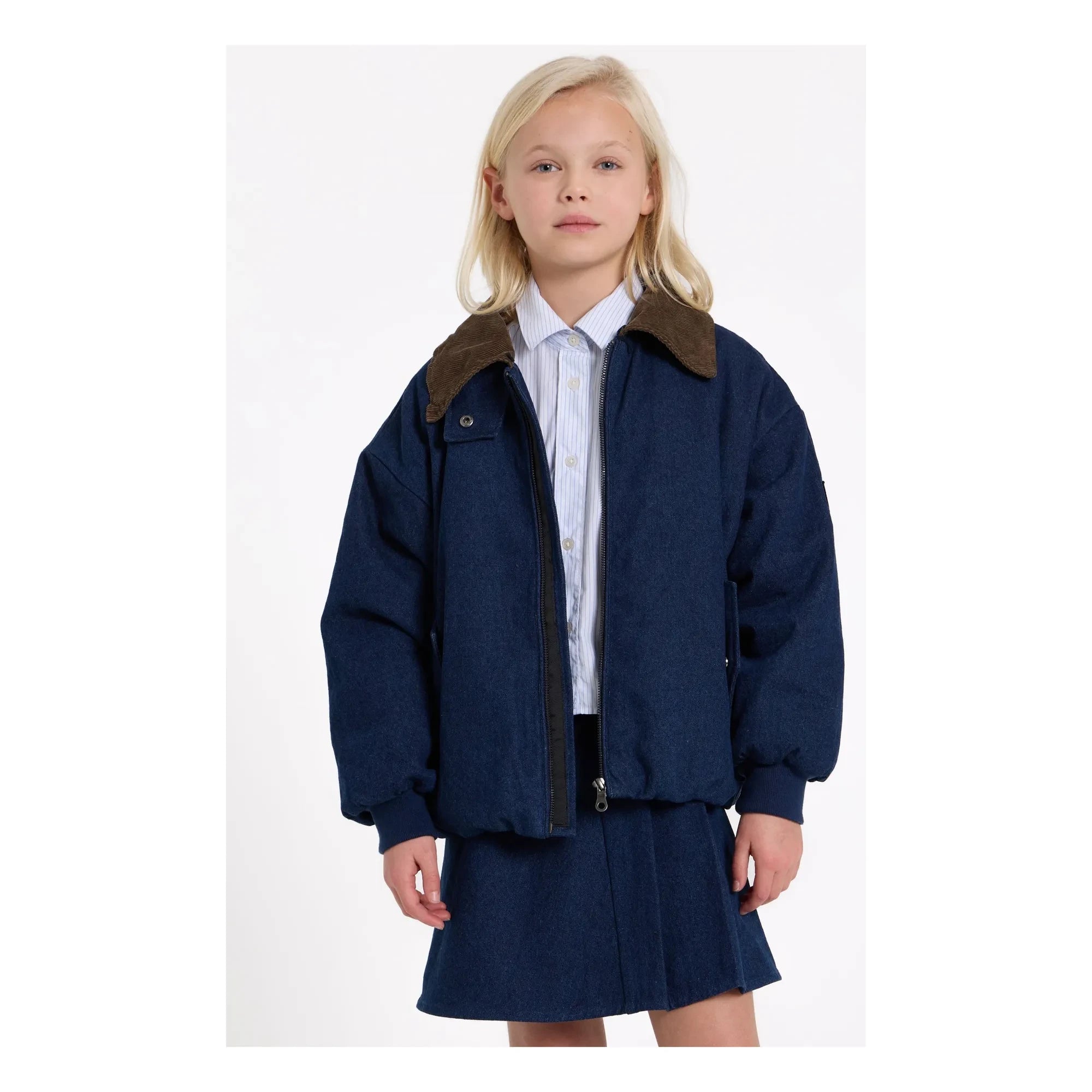 Finger in the nose - Aria Denim Pilotenjacke | Raw Denim