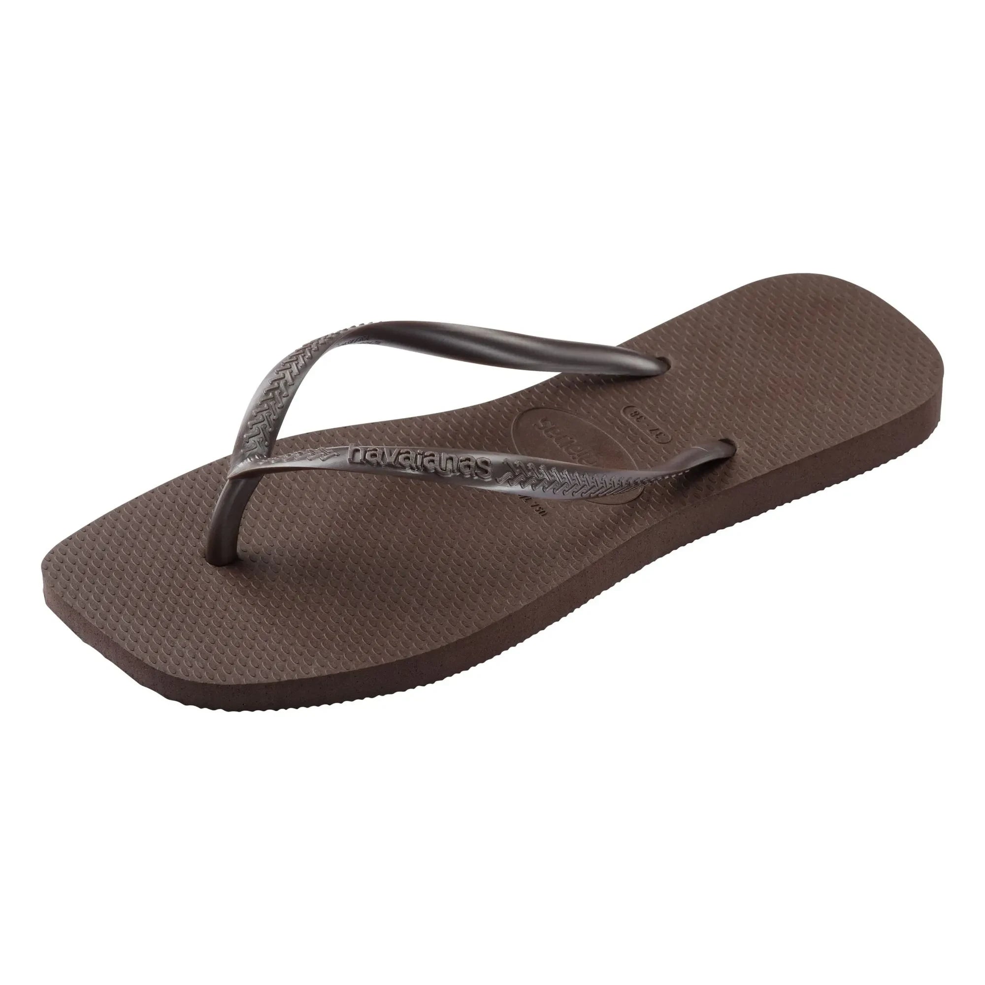 Havaianas - Slim Kare Zehentrenner | Chocolate