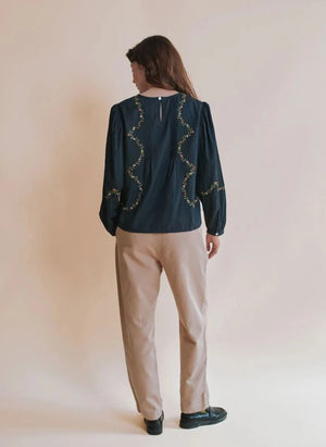 Emile et Ida - Estelle Point de Croix bluz | Carbon