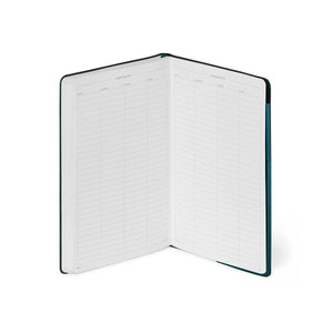 Legami - Gepunktetes Notizbuch mit Monochromem Softcover - Dunkeltürkis - Mein Notizbuch
