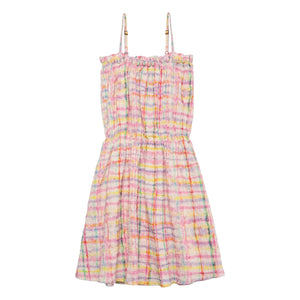 True Artist - Strukturiertes Fliesenkleid | Lila