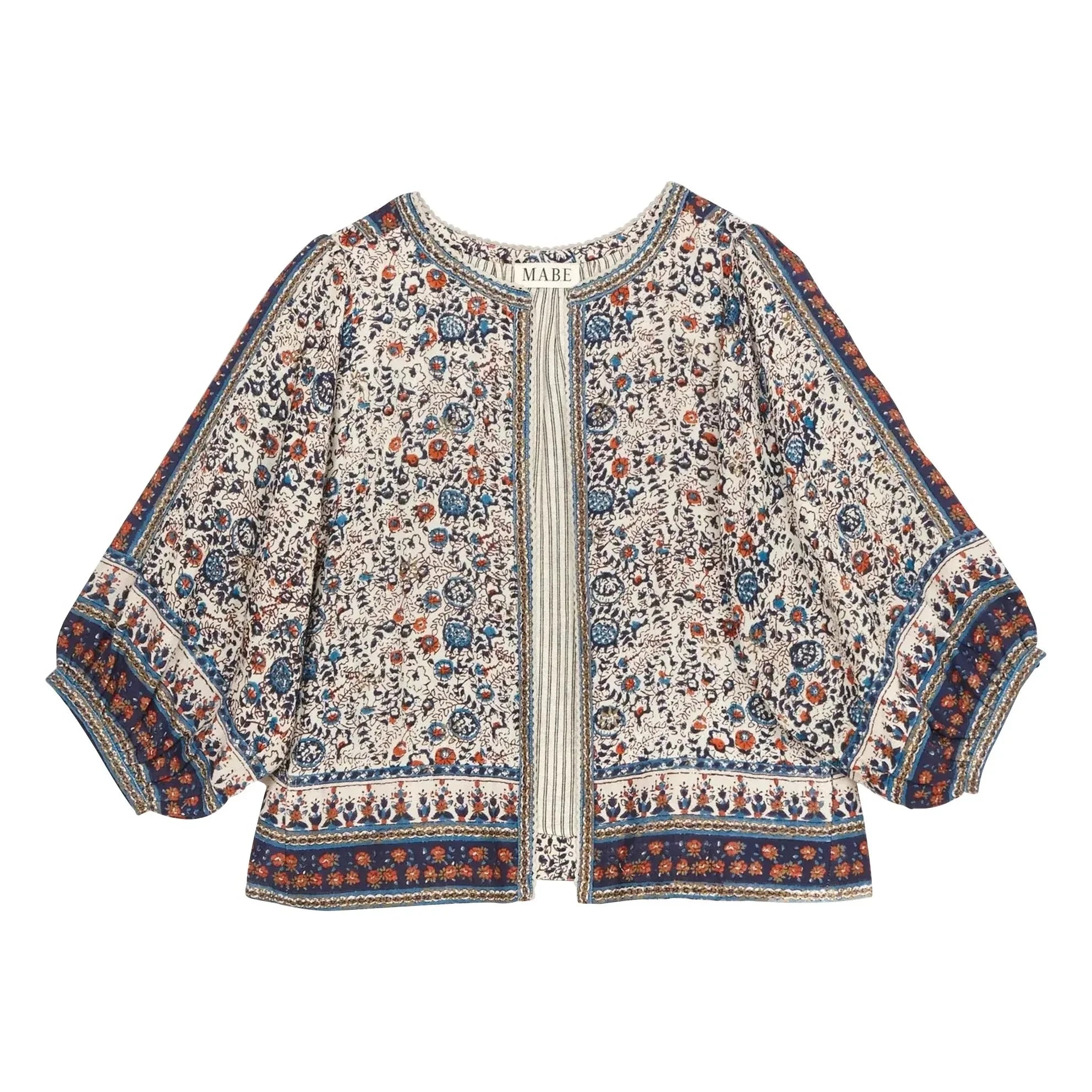 M.A.B.E. – Cass Baumwolljacke | Indigo