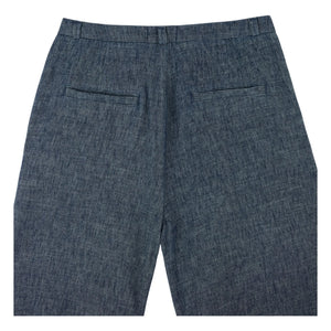 Emile et Ida - Leinen- und Baumwollhose | Marineblau