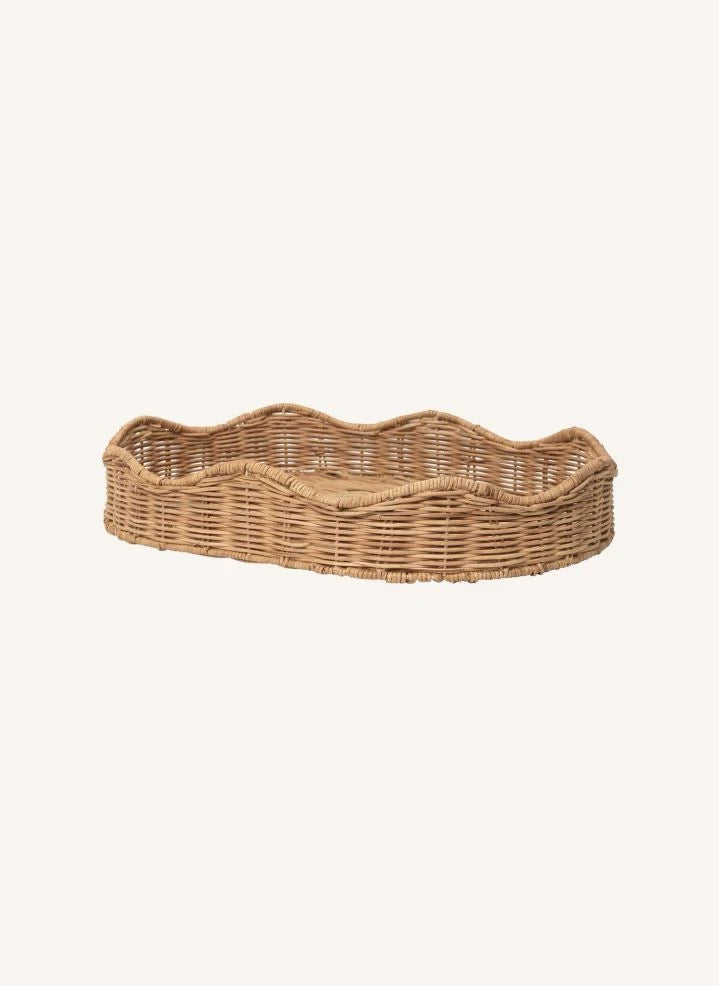 Broste Copenhagen - Lola Rattan Tablett
