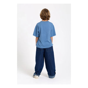 Smallable Kid - Nils Bio-Baumwoll T-Shirt | Blau