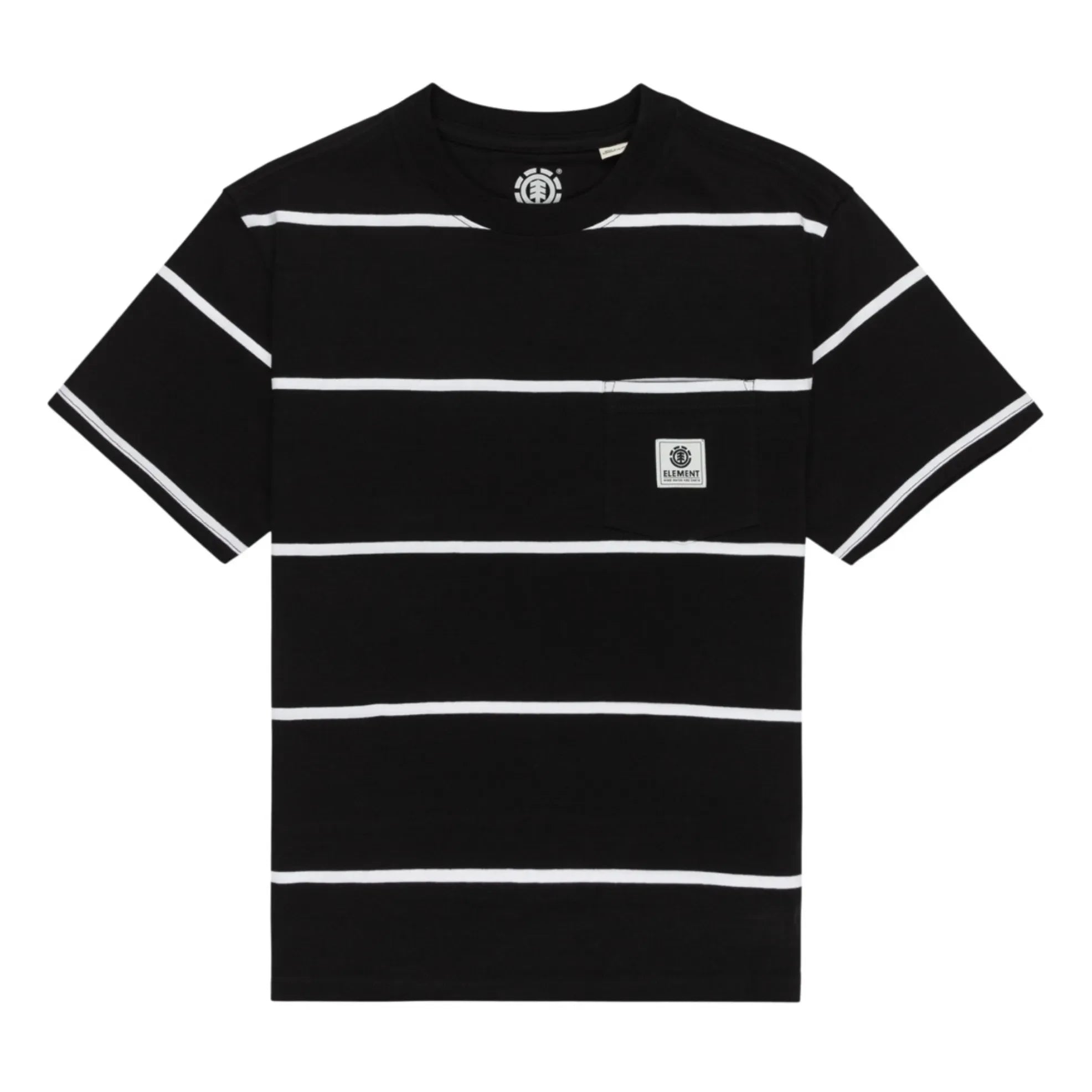 Element - Basic T-Shirt mit Tasche | Schwarz