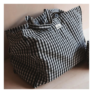 Gabrielle Paris - Gingham Clutch | Schwarz