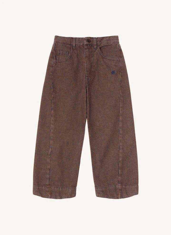 True Artist - N°14 Gestreifte Jeans aus Bio-Baumwolle | Dunkelblau