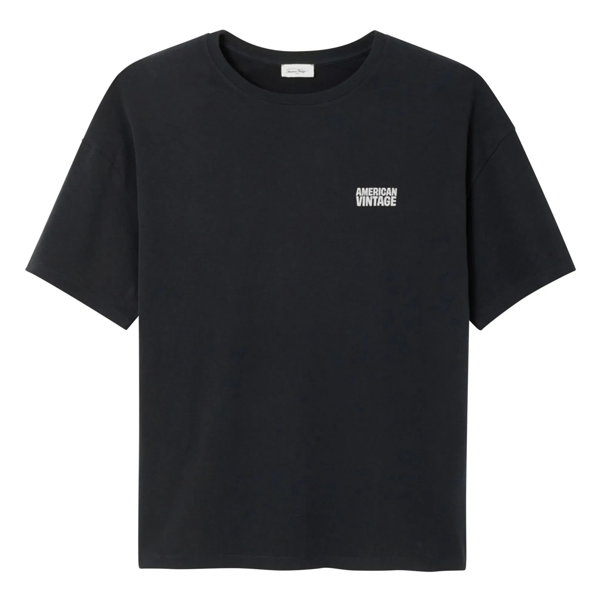 American Vintage - Rundhals-T-Shirt | Schwarz