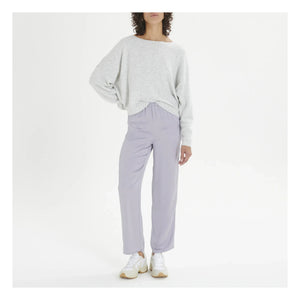 American Vintage - Damsville Rundhals-Sweatshirt aus Wolle | Heather Grey