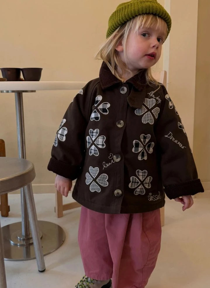 SISSEL EDELBO - Lilibeth Bio-Baumwolljacke - Kinderkollektion | Braun