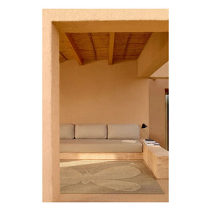 Nanimarquina - Lucia Eames | Bej kelebek yün halı