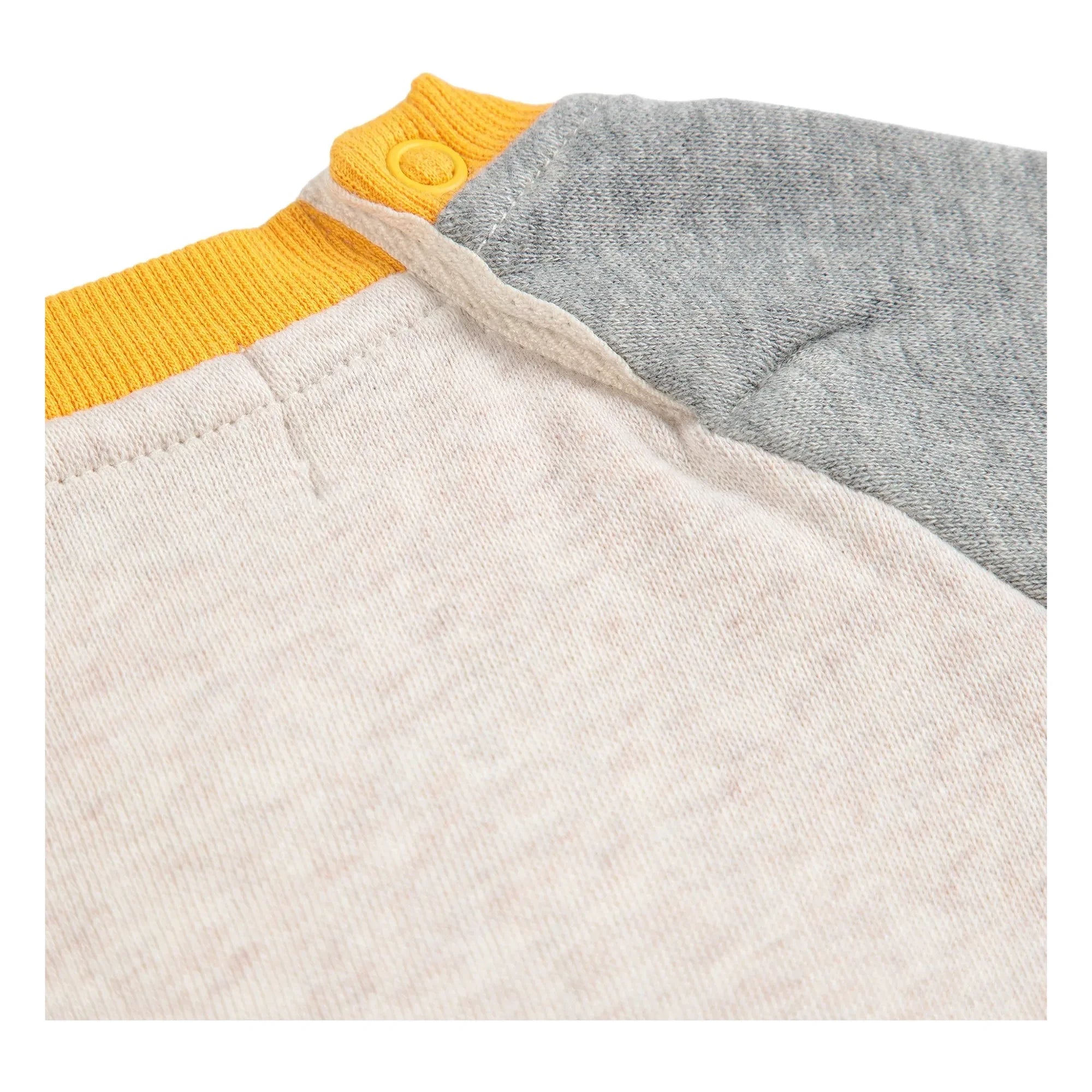 Bobo Choses - Farbblock Klee Bio-Baumwoll Sweatshirt | Beige