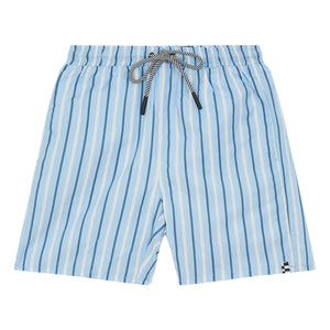 Finger in the nose - Freeboy Gestreifte Badeshorts | Blau