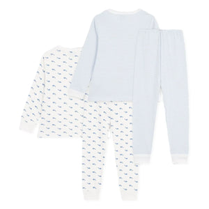 Petit Bateau - 2’li Balina Pijaması Seti | Mavi
