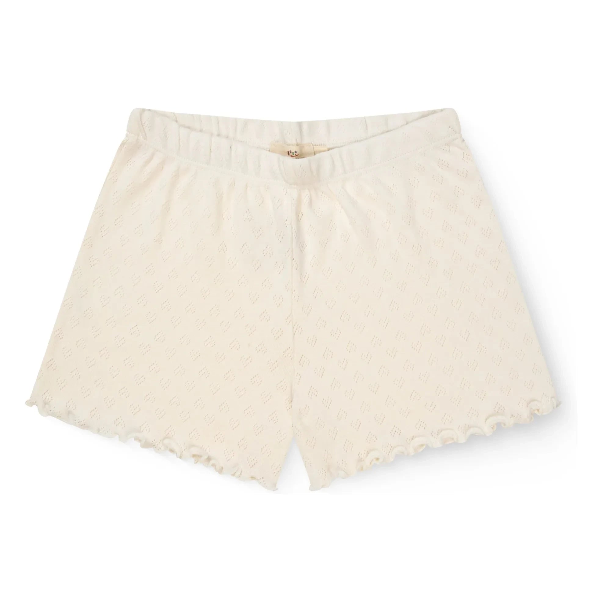 Copenhagen Colors - Pointelle Bio-Baumwoll-Shorts | Creme