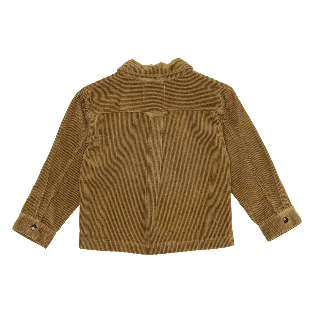 brunobruno nation - Sena Bio-Baumwoll-Cord-Overshirt | Senf