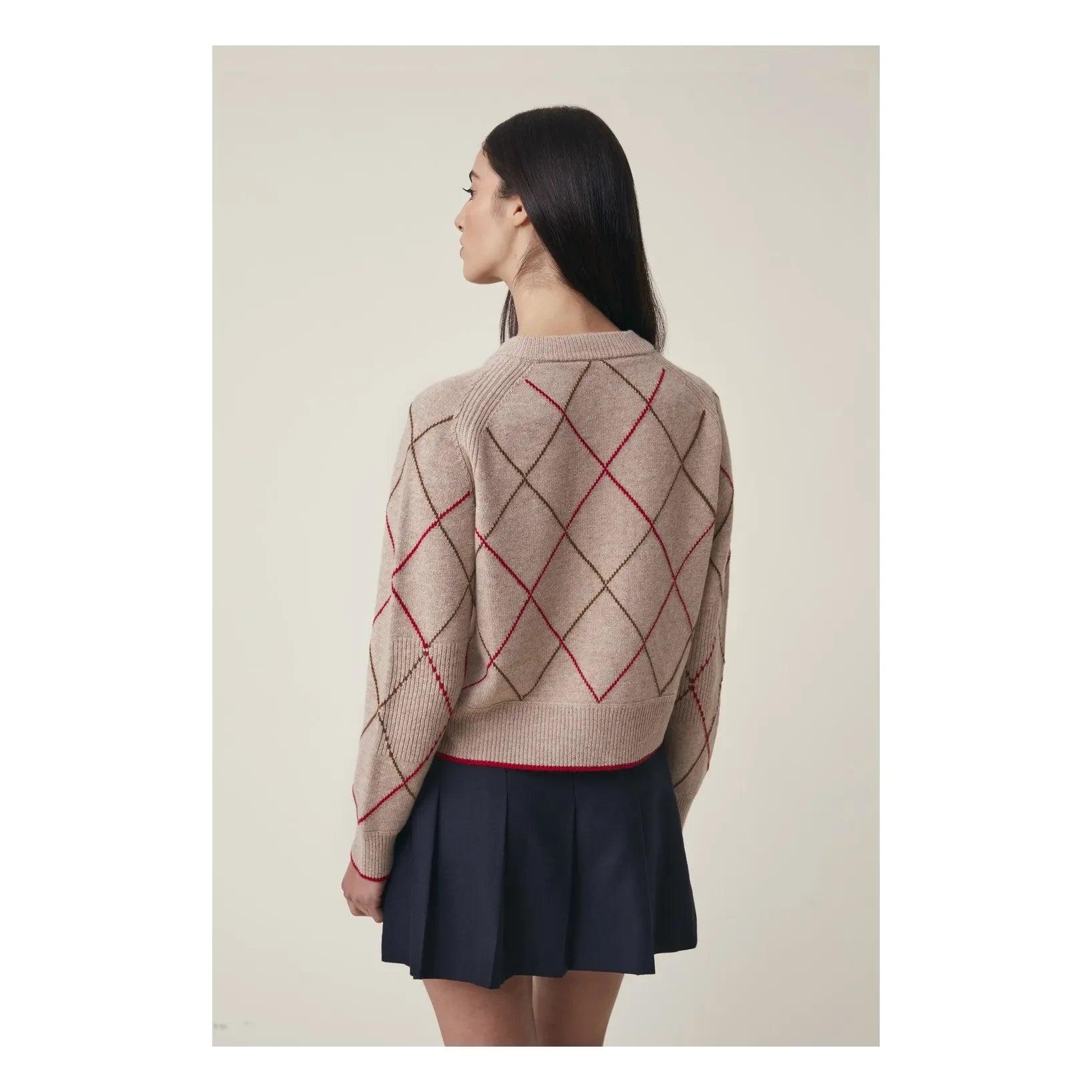 Moismont - Auguste Hırka No. 233, Merinos Yünü | Pembe