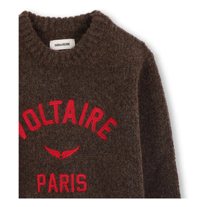 Zadig & Voltaire - Voltaire Paris Yün Kazak | Kahverengi