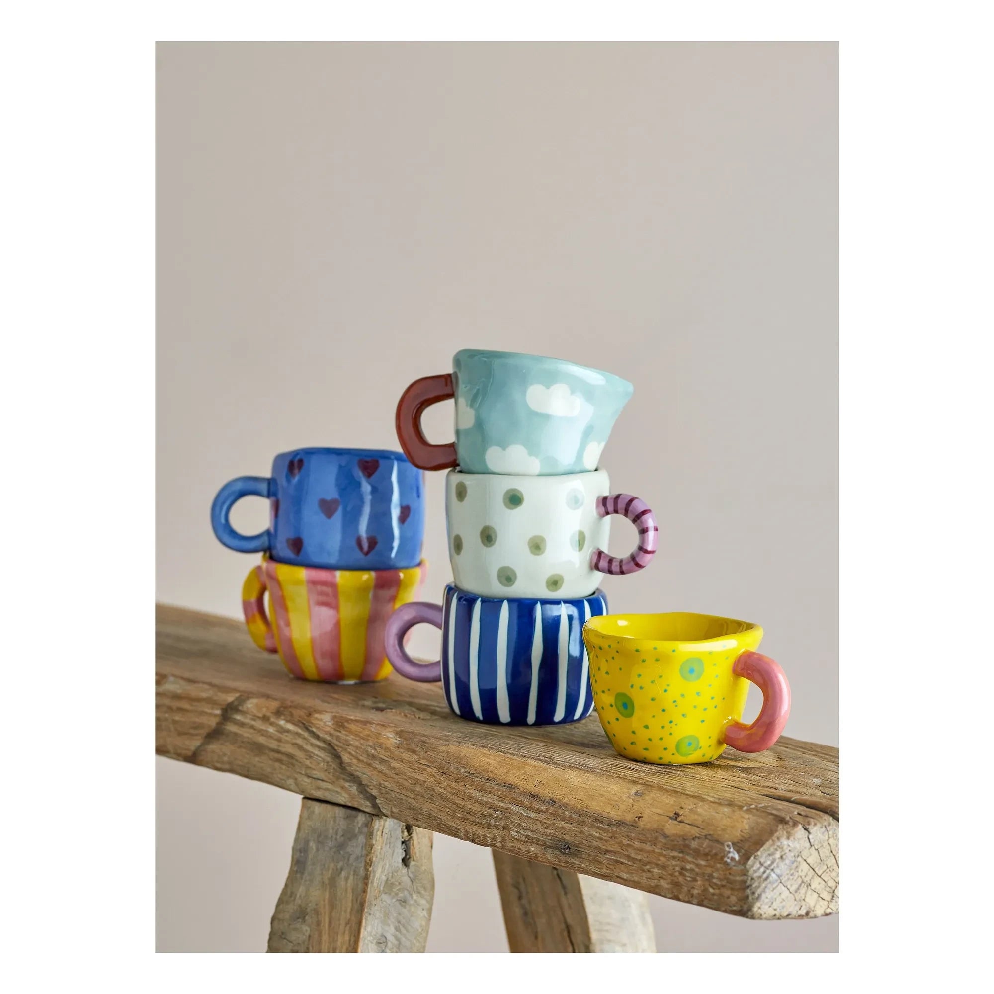 Bloomingville Mini - Keramikbecher Nini Nuage | Hellblau