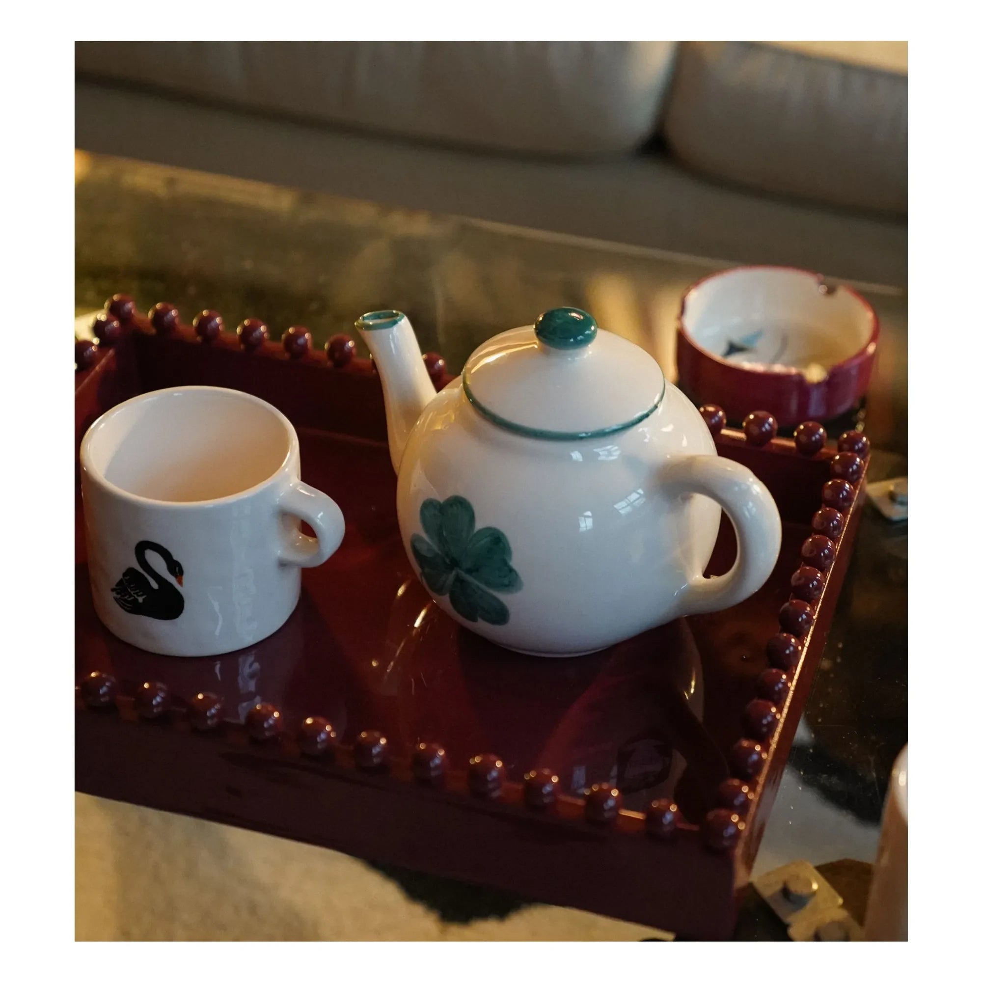 Anna + Nina - Shamrock Teekanne | Grün