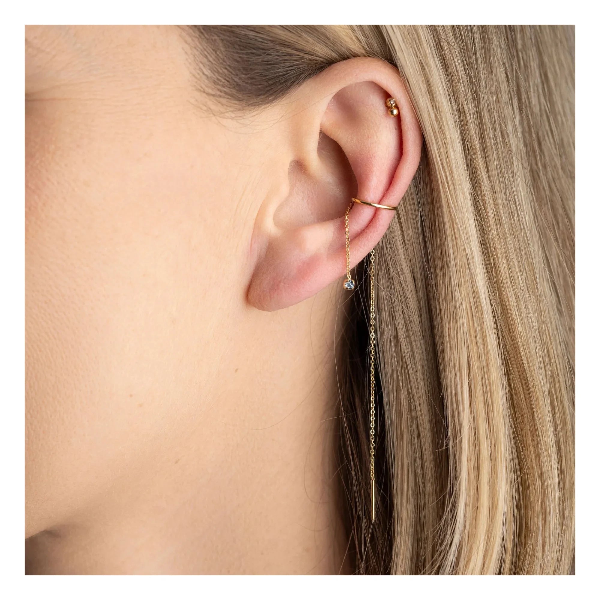 April Please - Earcuff Mael | Blau