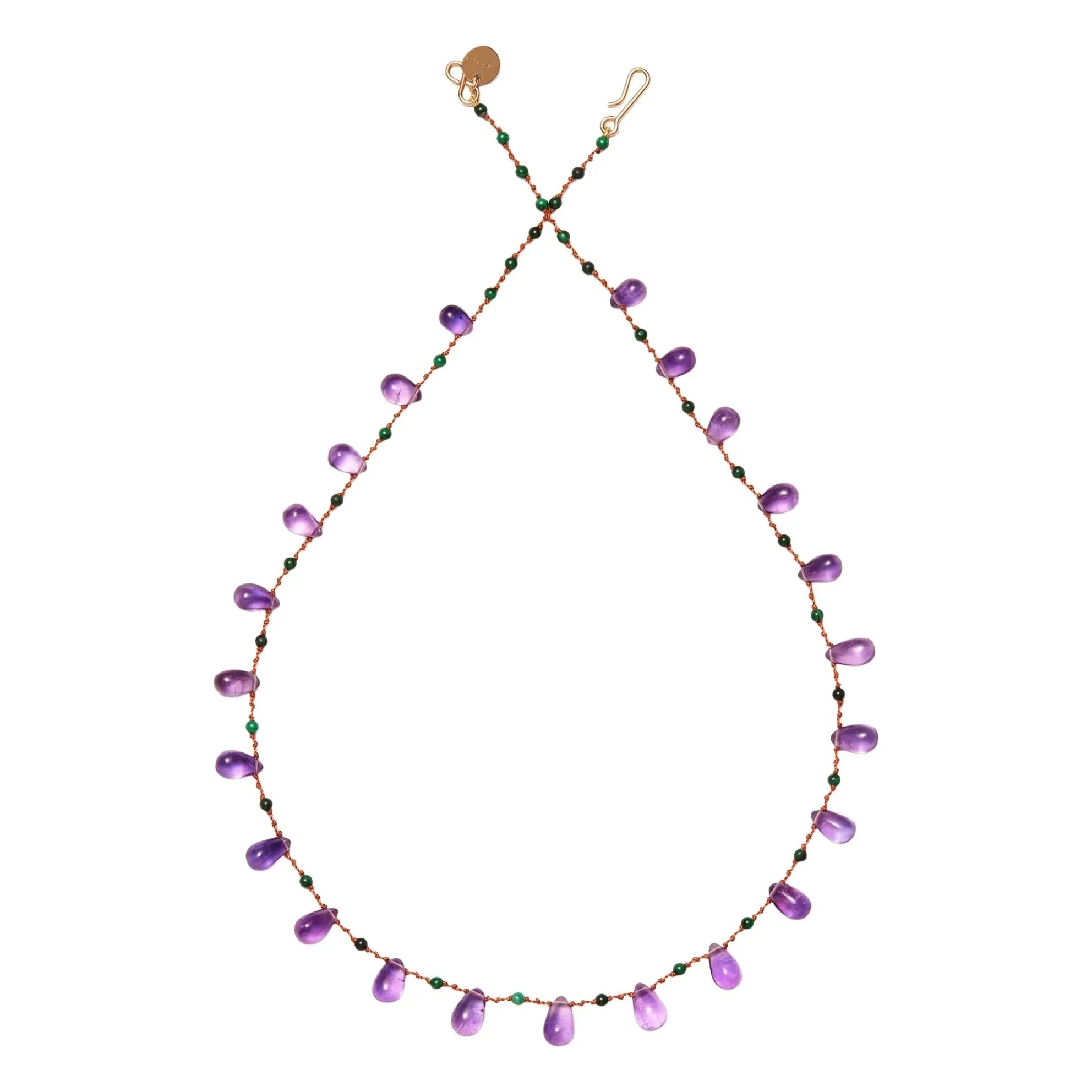 Ivarene - Youngtown Tropfen- & Perlenkette | Amethyst