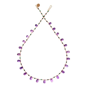 Ivarene - Youngtown Tropfen- & Perlenkette | Amethyst