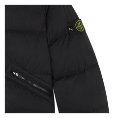 Stone Island - Logo dolgulu mont | Siyah