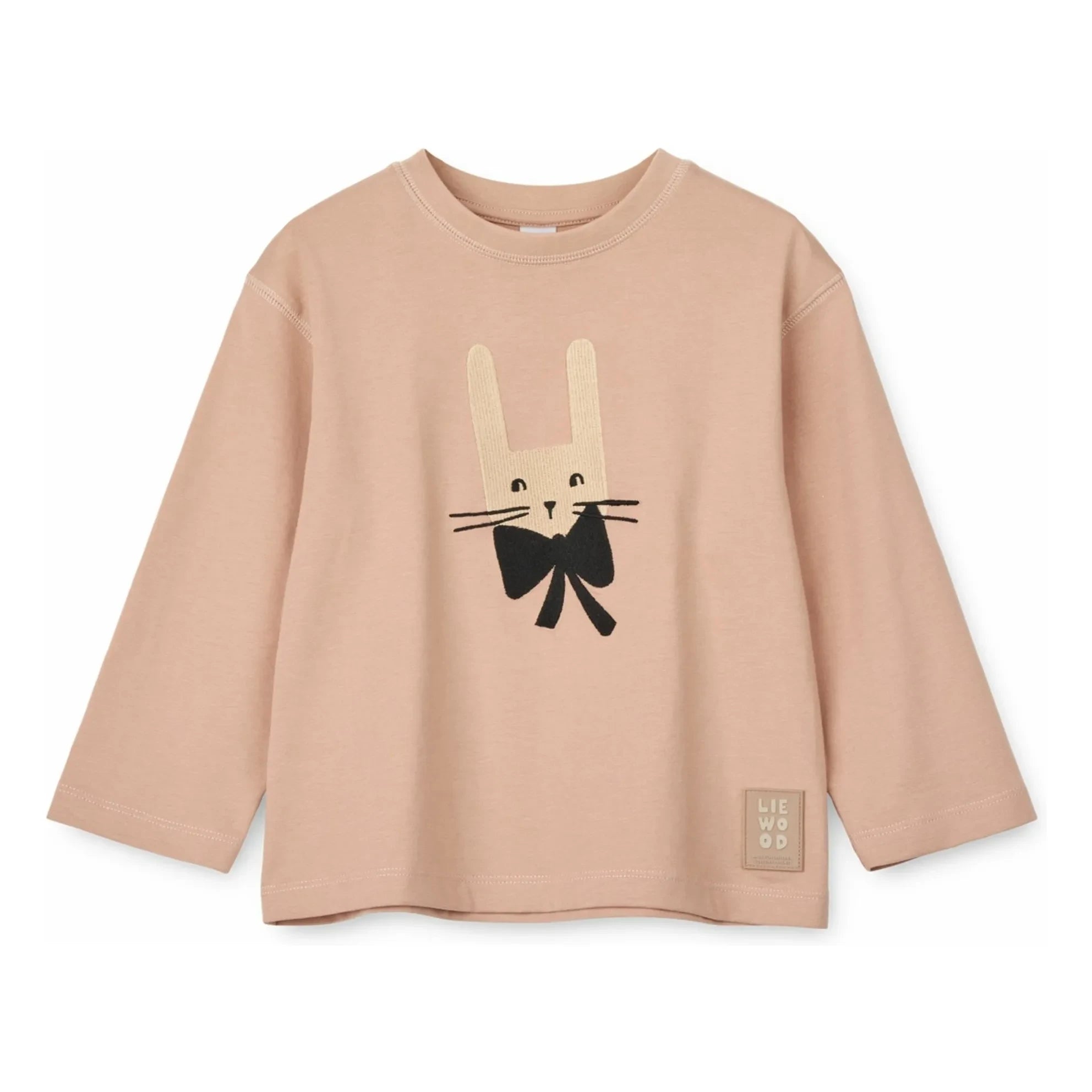 Liewood - Apia Hasen-T-Shirt aus Bio-Baumwolle | Rosa