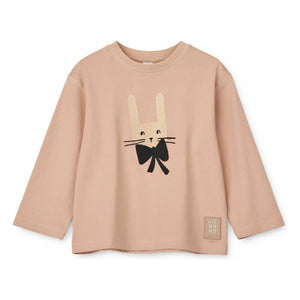 Liewood - Apia Hasen-T-Shirt aus Bio-Baumwolle | Rosa