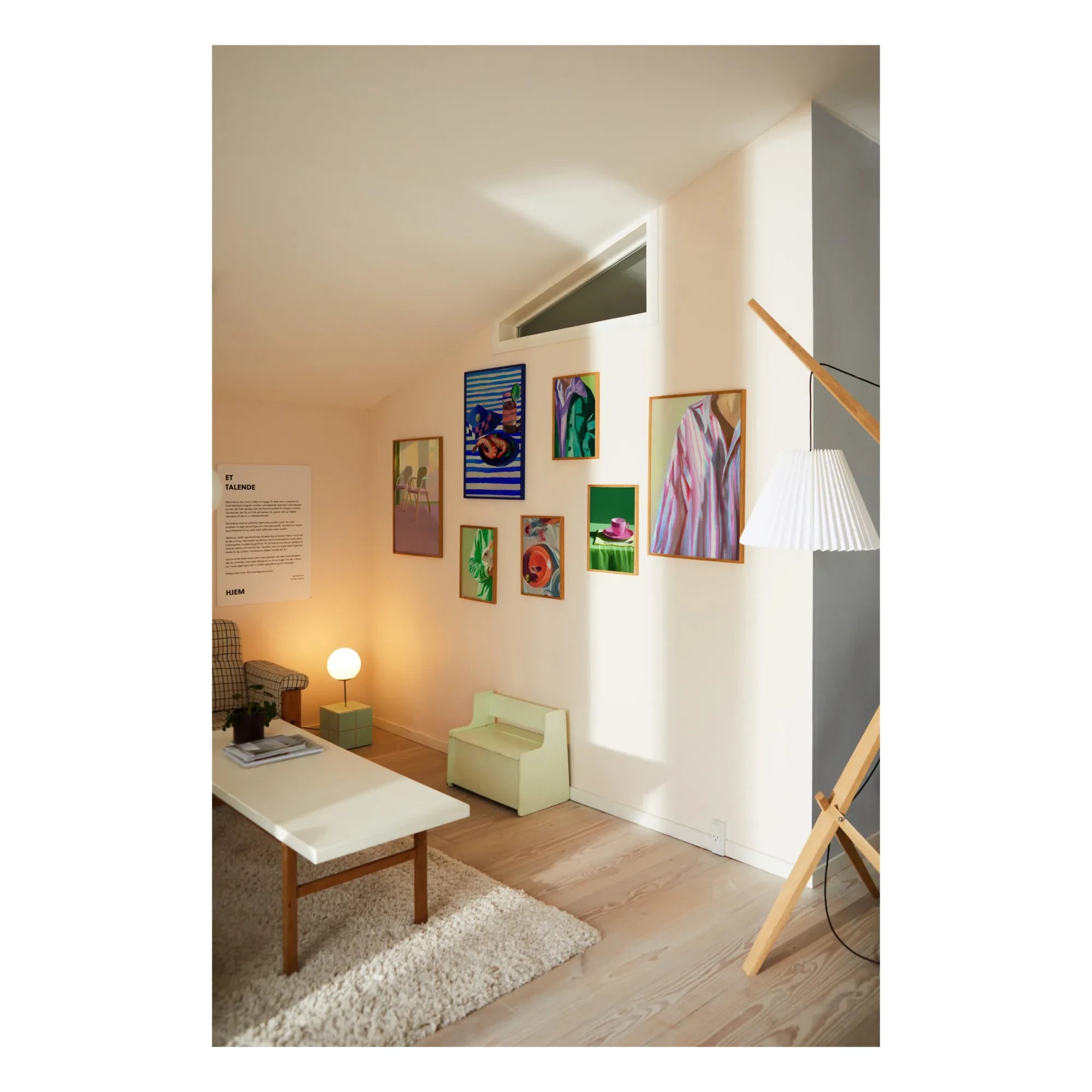 Paper Collective - Dad Shirt Poster von Misfitting Things | Rosa