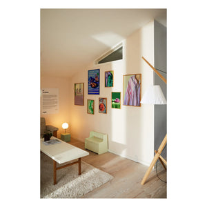 Paper Collective - Dad Shirt Poster von Misfitting Things | Rosa