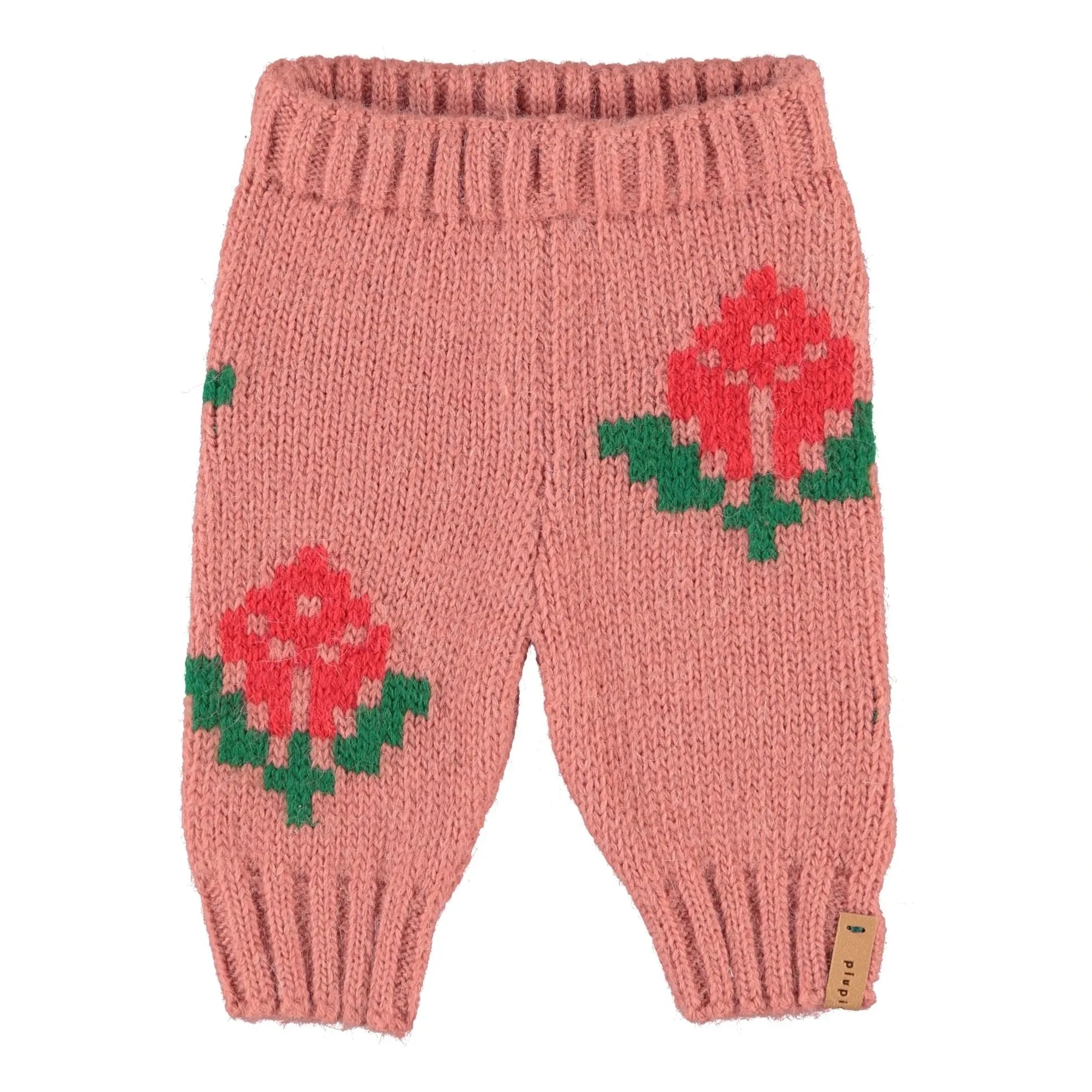 Piupiuchick - Blumen-Netzleggings | Rosa