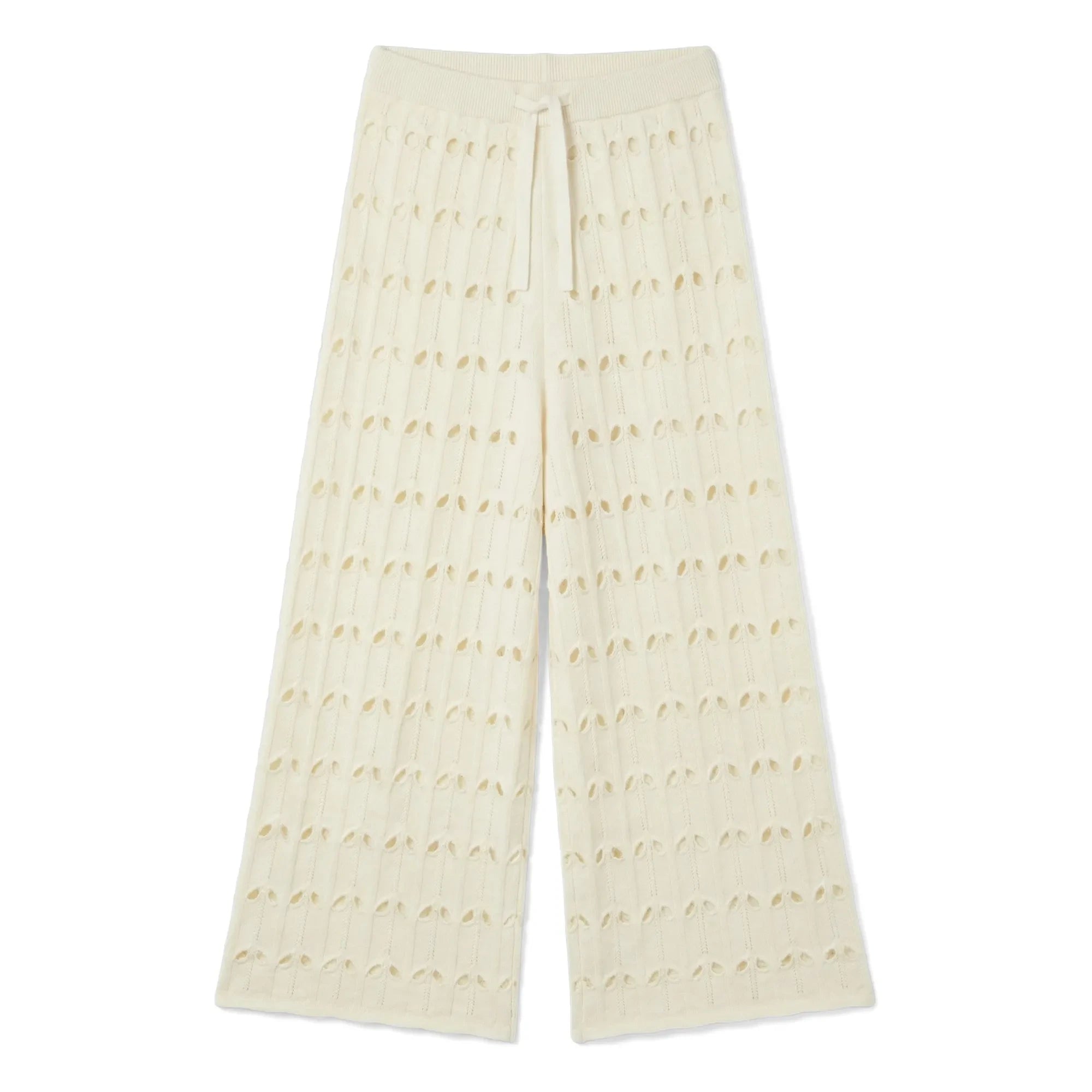 Zimmermann - Lochstrick-Hose | Weiß