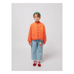 Bobo Choses - Gingham-Jacke | Koralle
