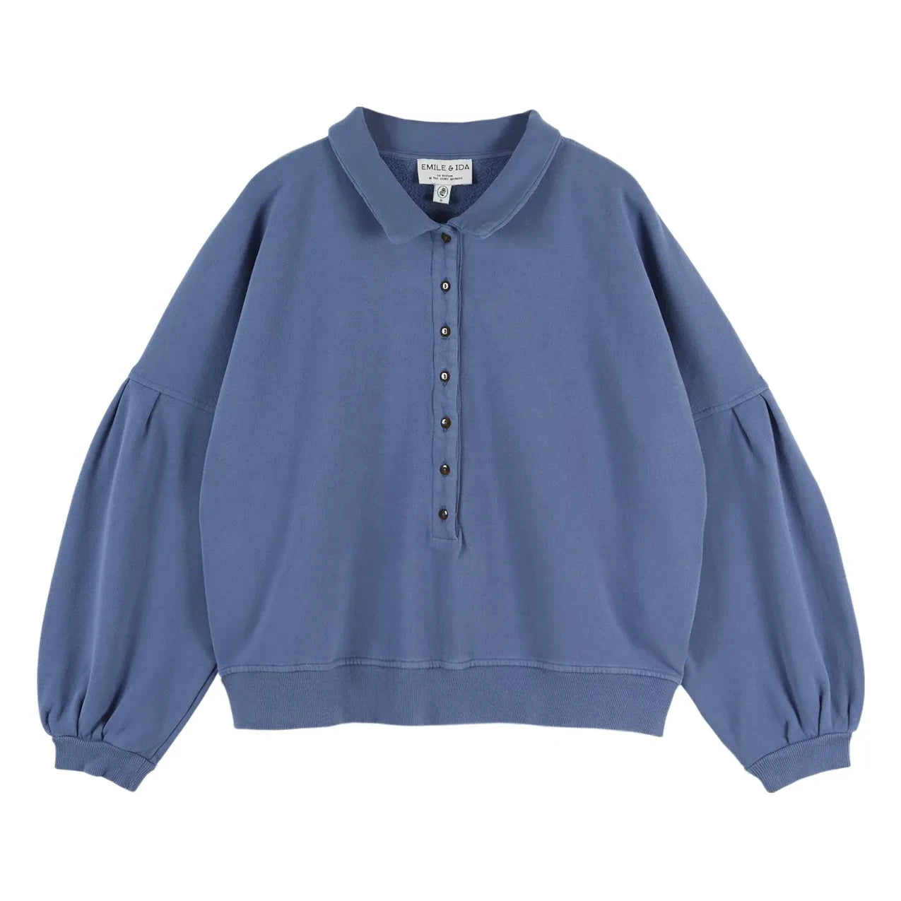 Emile et Ida - Ennie Polo-Sweatshirt | Blau