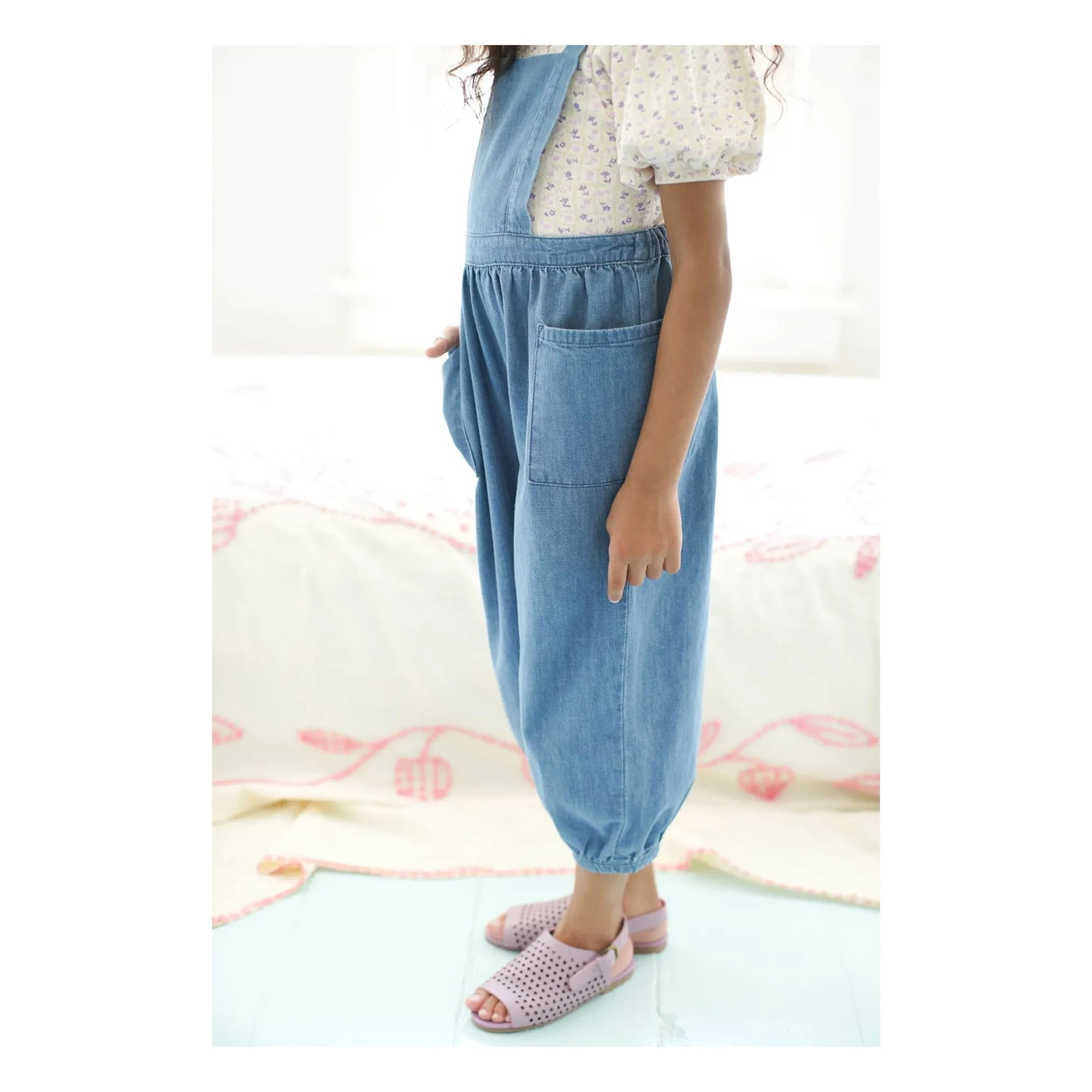 Soor Ploom - Opal Bio-Baumwoll-Overall | Denimblau