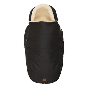 Kaiser - Premium Lammfellfußsack | Schwarz