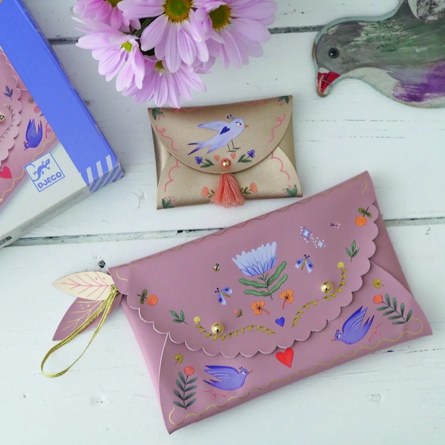 Djeco - DIY-Set - Gestalte deine eigenen Clutch-Taschen: Sweet Fashionista