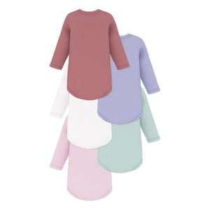 Petit Bateau - 5'li Petit Coeur Organik Pamuklu Body Seti | Pembe