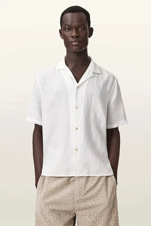 AllSaints Erkek Keten Gömlek SEPAL