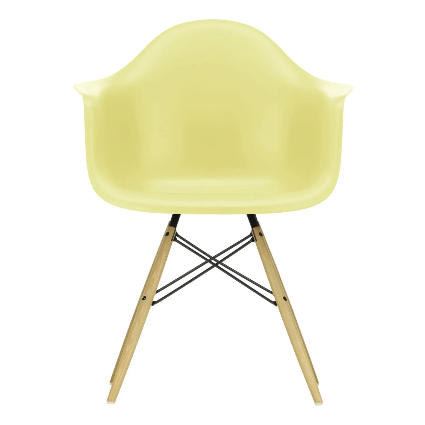 Vitra - DAW Chair - Ahornuntergestell - Charles & Ray Eames | Zitronengelb