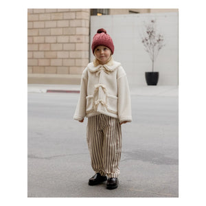 Rylee + Cru - Ecru Sherpa-Jacke
